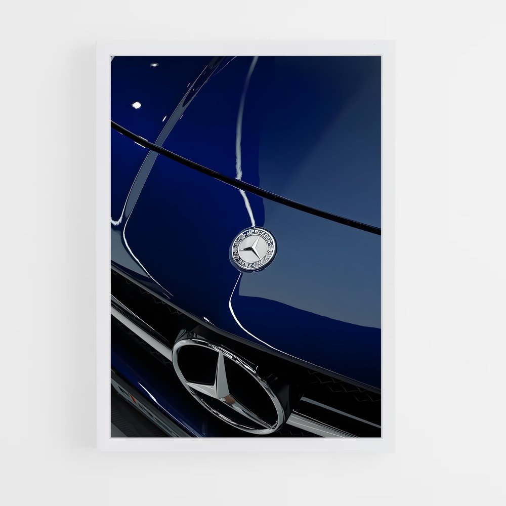 Poster AMG Blue Thunder – affiche Mercedes (vue 3)